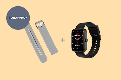 Купуй смарт-годинник 2E Alpha SQ Music Edition та отримуй подарунок