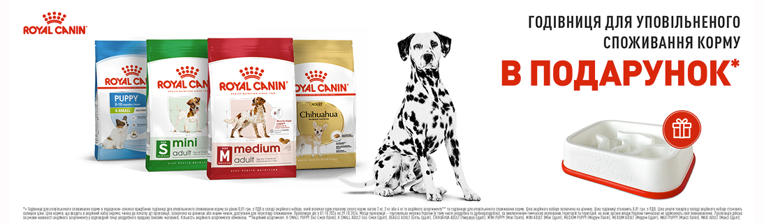 
                                                            Подарунок до акційних товарів ТМ Royal Canin!                            