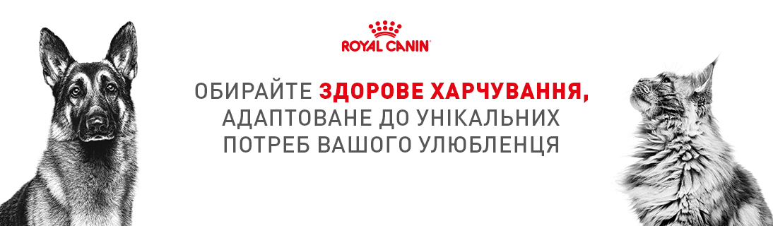 
                                                            Знижка 15% для Ваших домашніх улюбленців на акційний асортимент ТМ Royal Canin                            