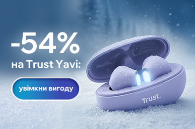Знижка -54% на навушники Trust Yavi Earphones Purple