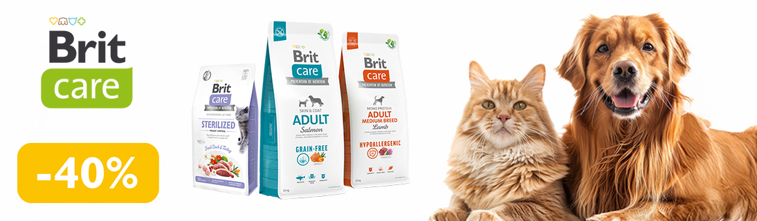 
                                                            Знижка до 40% на корм та ласощі для чотирилапих ТМ Brit Care!                            