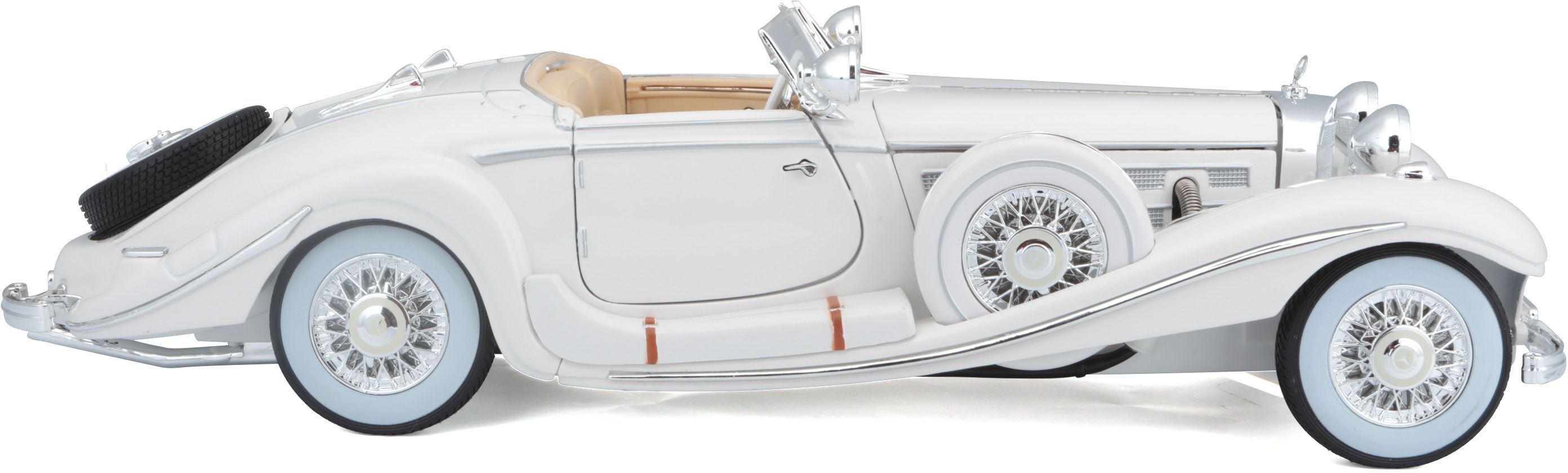 Автомодель MAISTO 1:18 Mercedes-Benz 500 K Typ Specialroadster (36055 white) фото 3