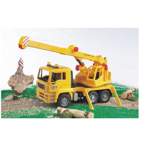 Автокран BRUDER 1:16 MAN (02754)фото