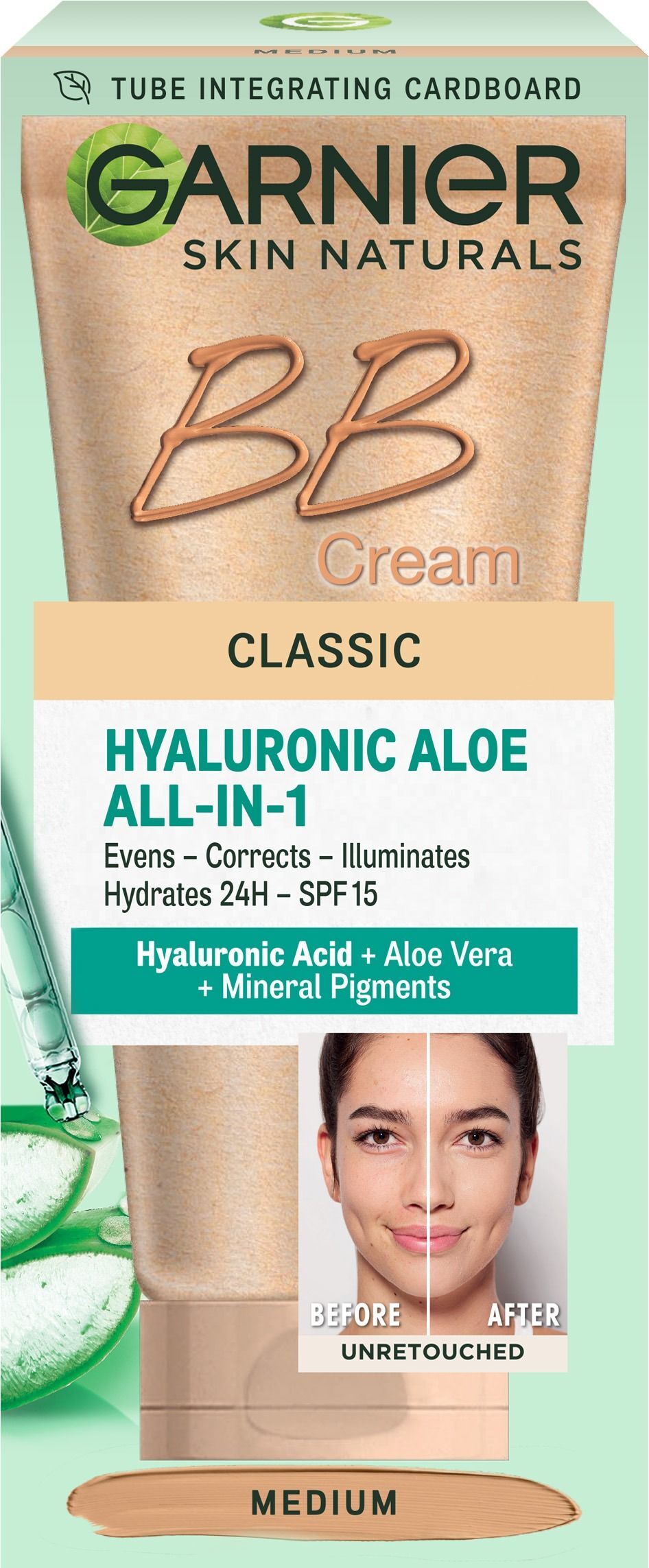 ВВ-крем для обличчя Garnier Skin Naturals Світло-бежевий 50млфото2