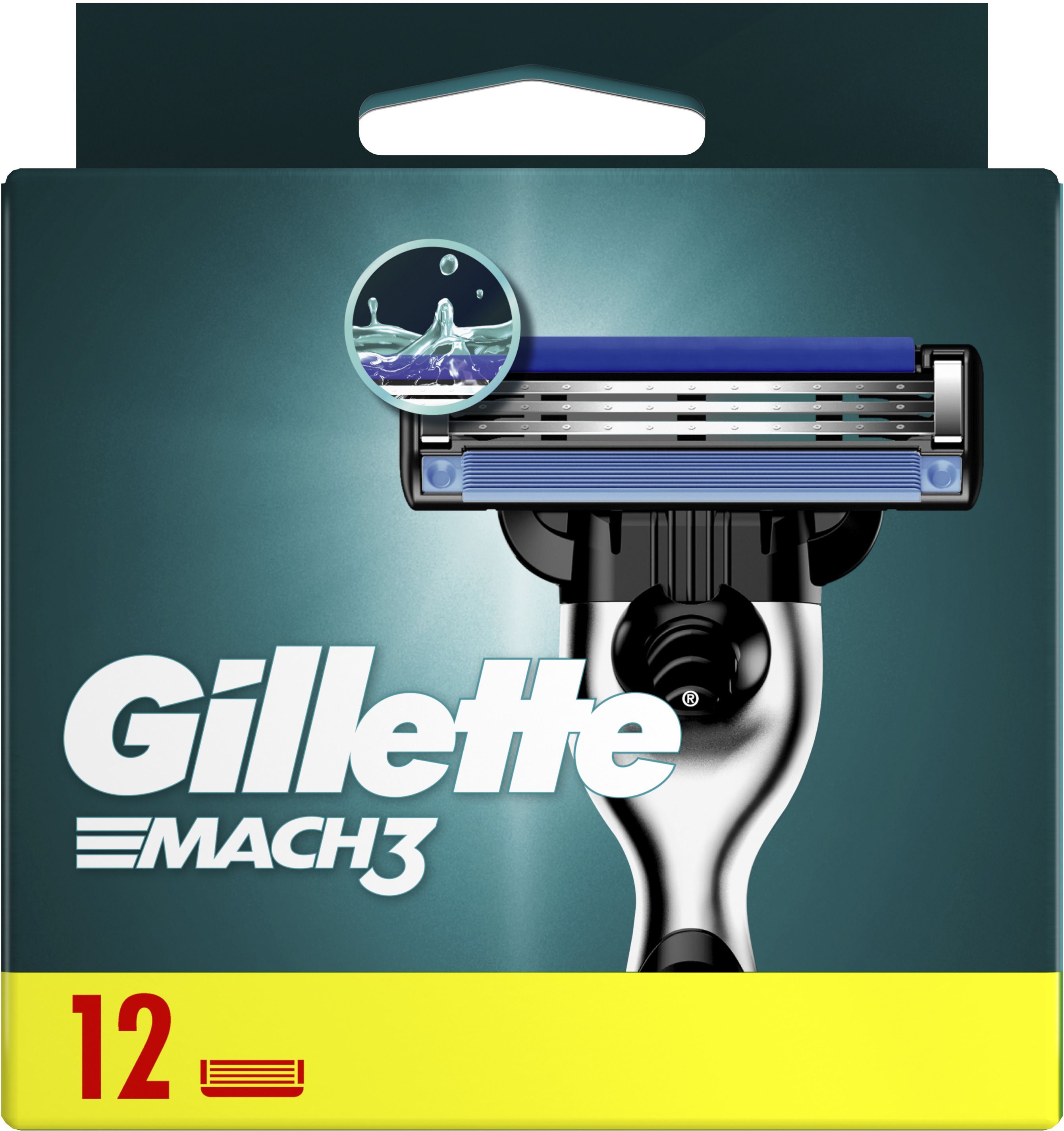 Сменные картриджи для бритья Gillette Mach 3 12 шт фото 2