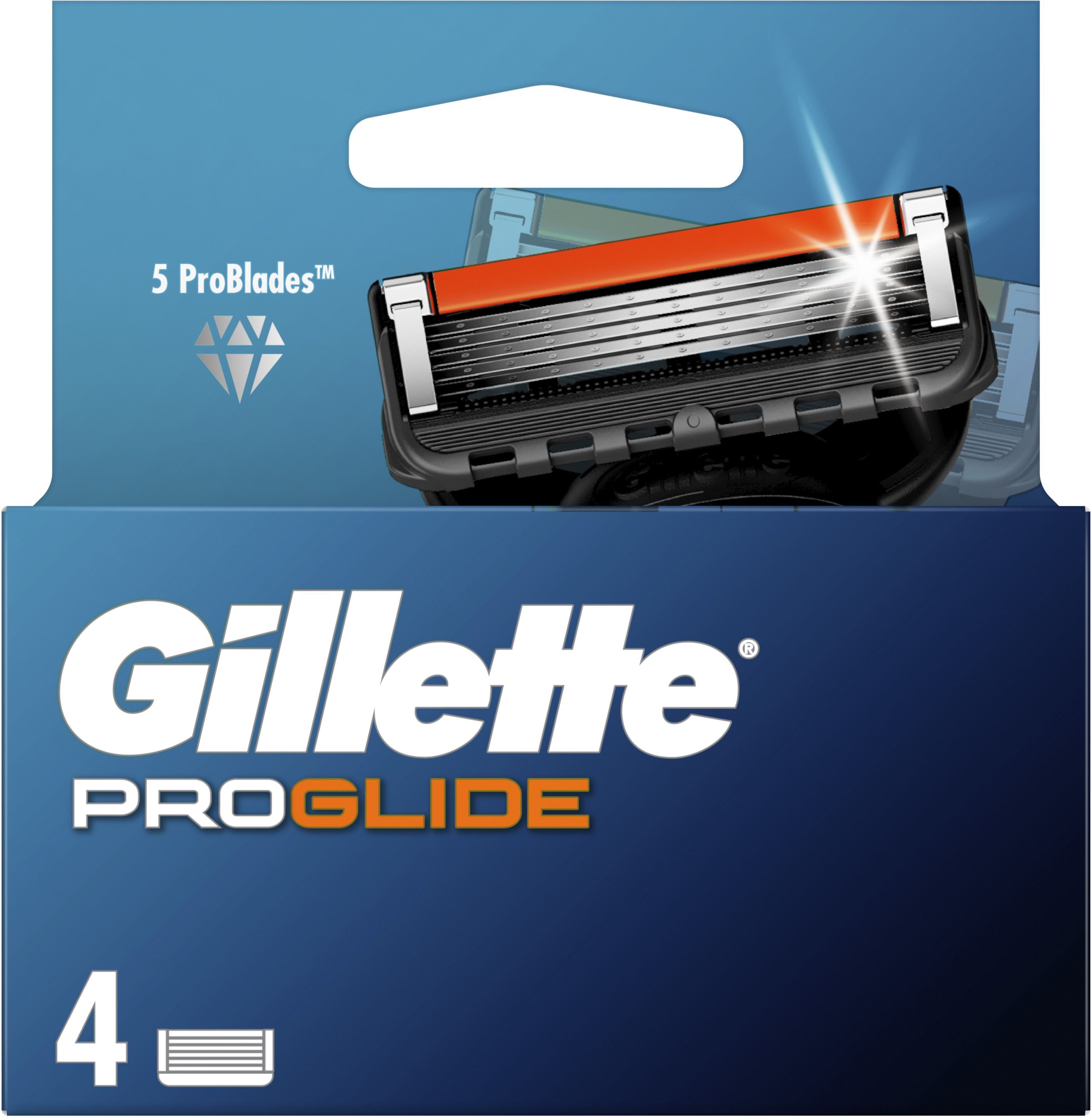 Сменные картриджи Gillette Fusion 5 ProGlide 4 шт фото 