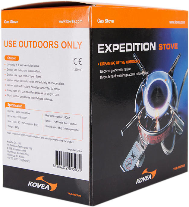 Газовий пальник Kovea Camp-1 Expedition TKB-N9703)фото9