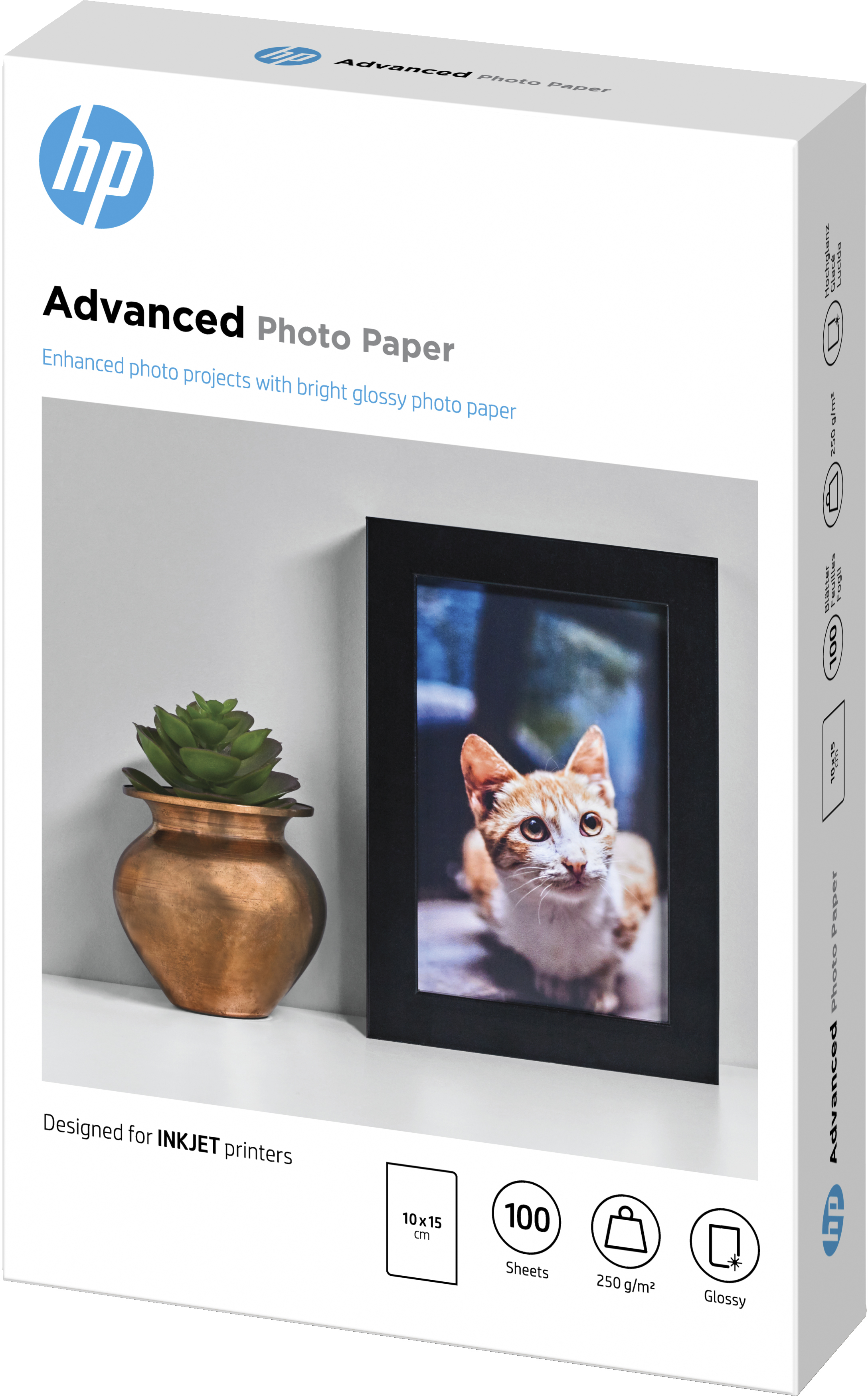 Фотобумага HP Advanced Glossy Photo Paper 10 х 15 100 л (Q8692A) фото 2