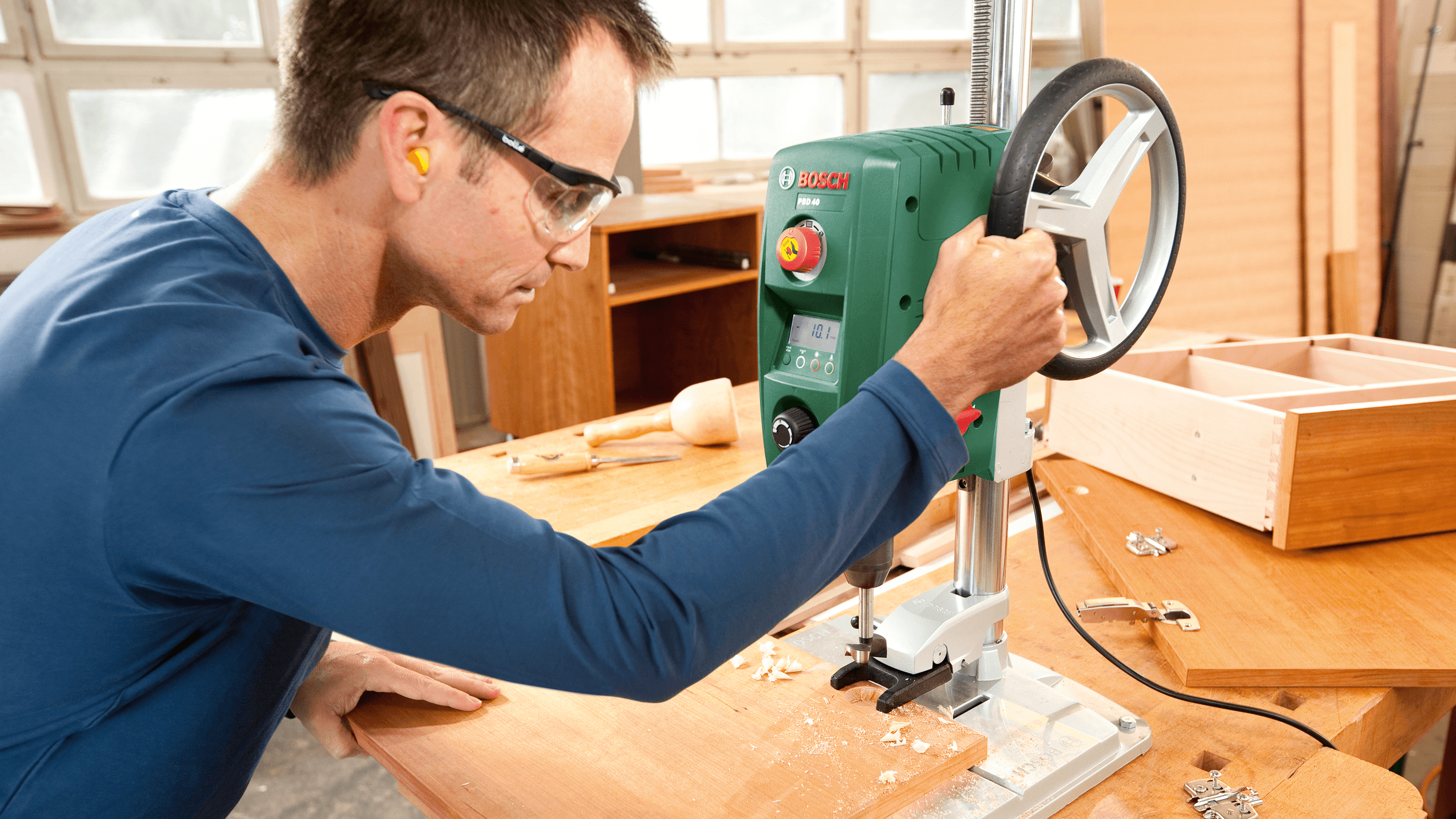 Сверлильный станок Bosch PBD 40 (0.603.B07.000) фото 4