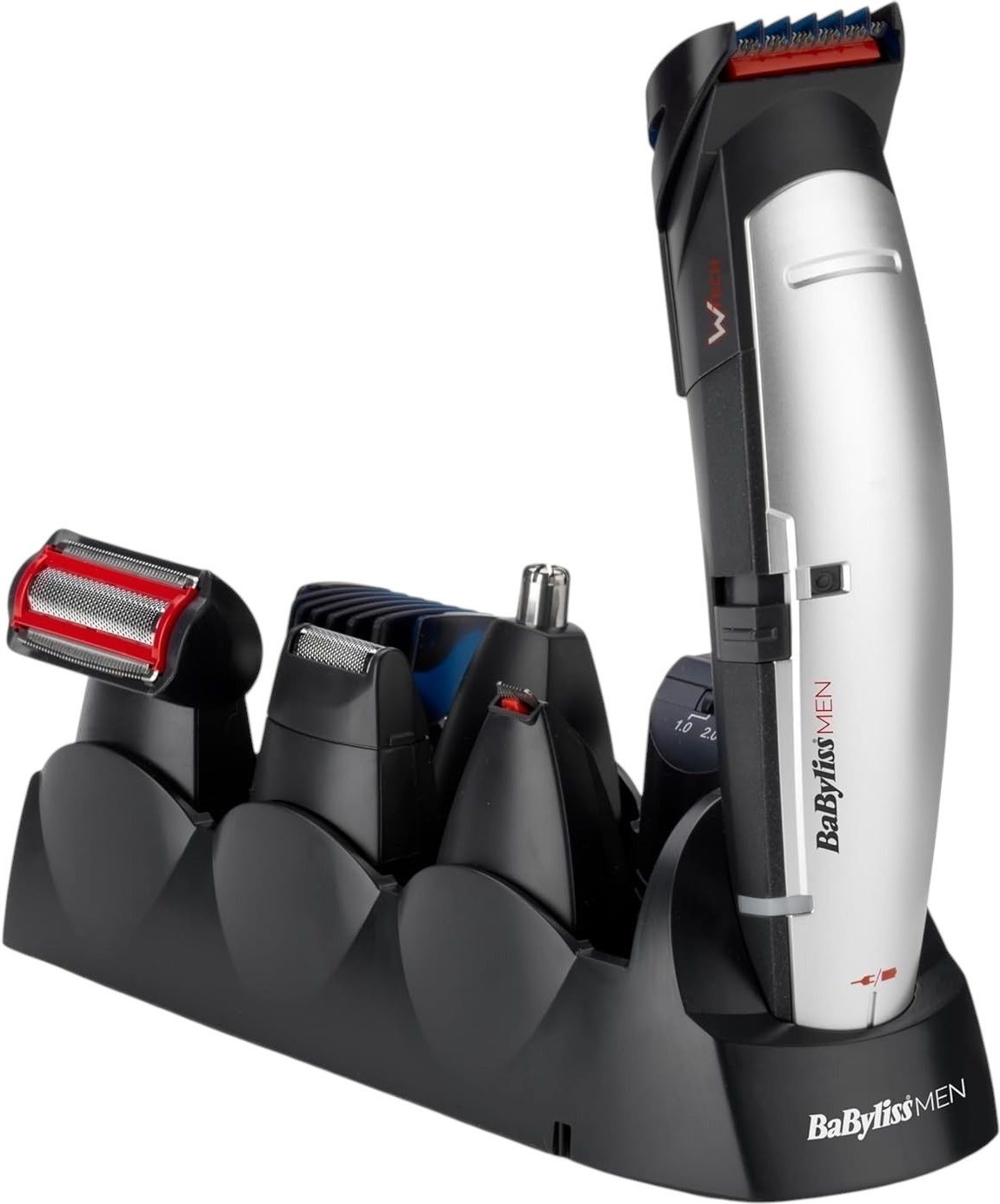 Набор для стрижки Babyliss универсальный 10-насадок серебристый E837E фото 5