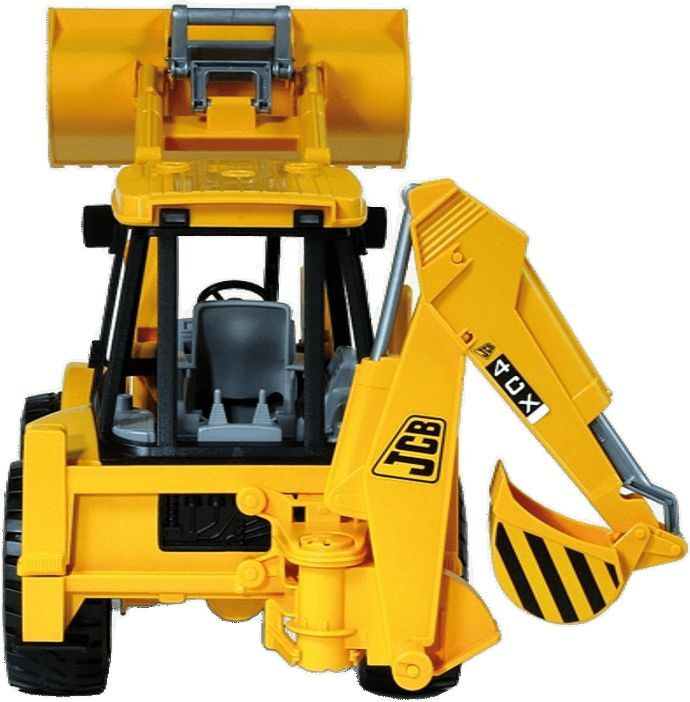 Дорожній погрузчик BRUDER 1:16 з ескаватором JCB 4CX (2428)фото3