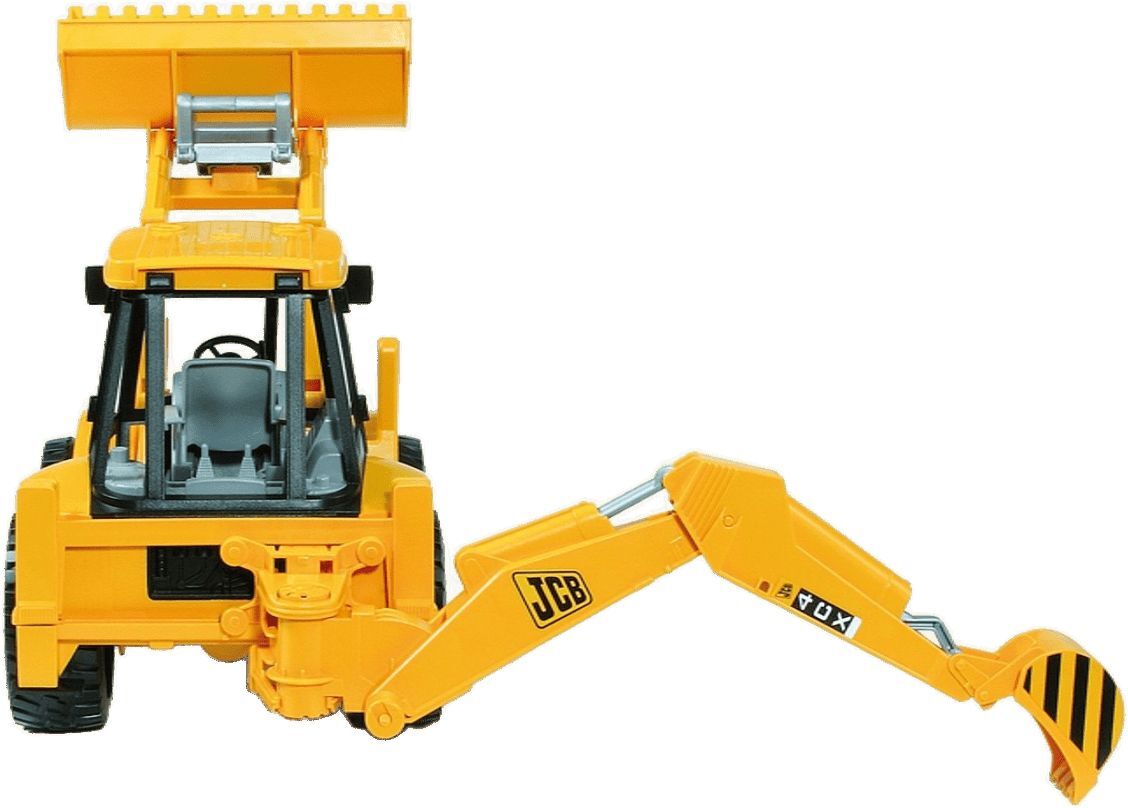 Дорожній погрузчик BRUDER 1:16 з ескаватором JCB 4CX (2428)фото5