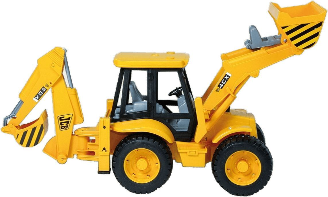 Дорожній погрузчик BRUDER 1:16 з ескаватором JCB 4CX (2428)фото2