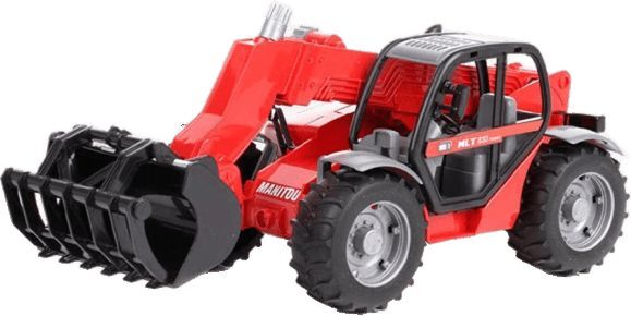 Дорожный погрузчик BRUDER 1:16 с телескопической стрелой MLT 633 (2125) фото 3