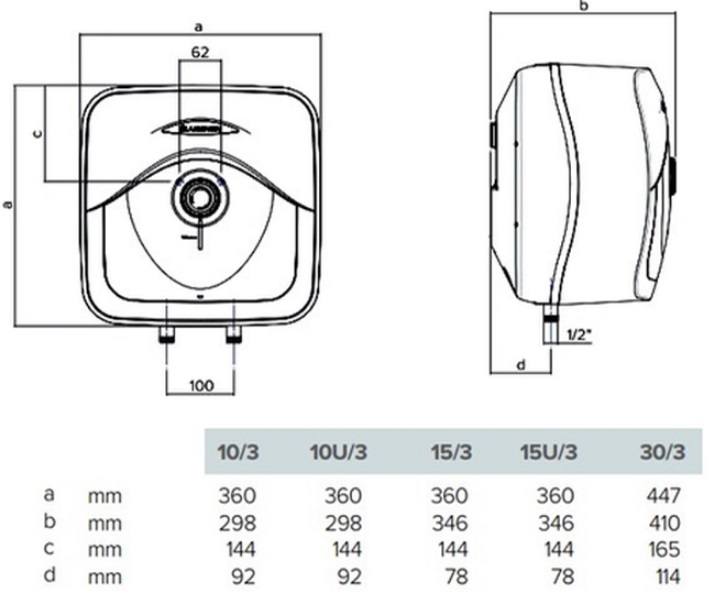 Бойлер Ariston ANDRIS RS 30/3 фото 2