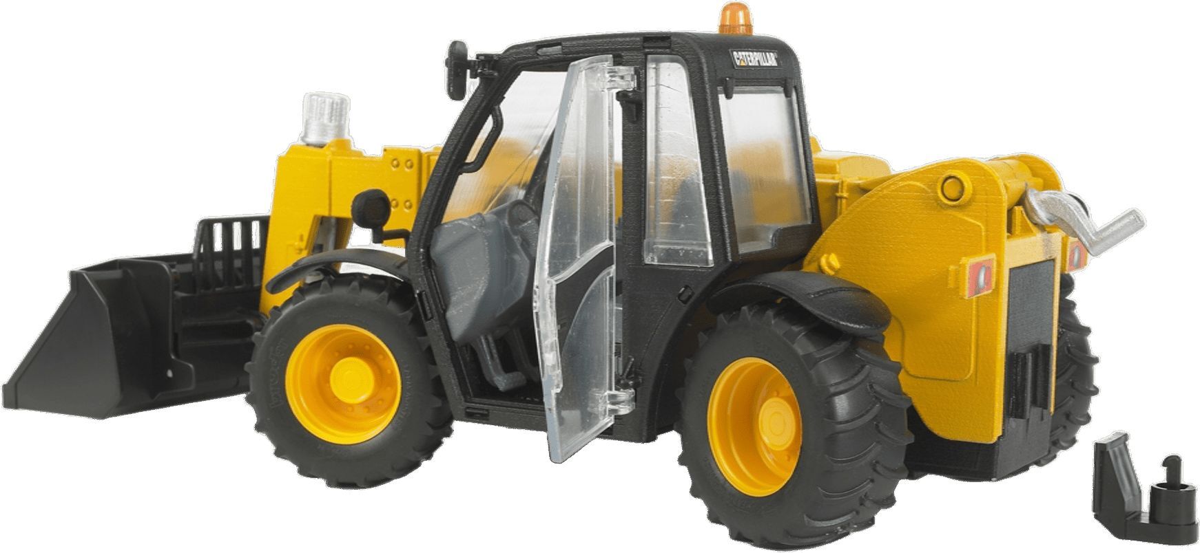Дорожный погрузчик BRUDER 1:16 CAT с телескопической стрелой (02141) фото 3