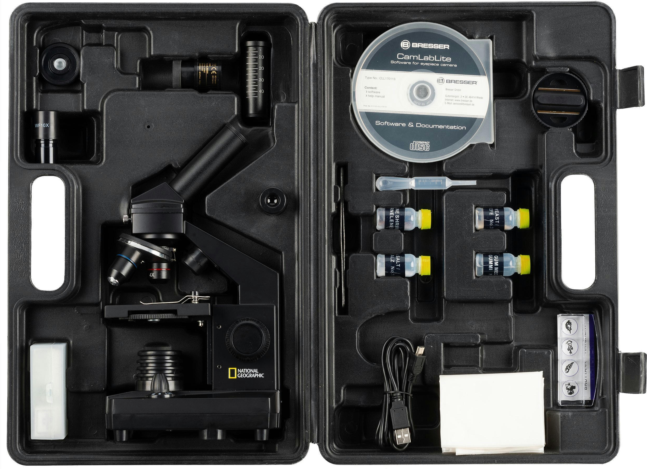 Микроскоп National Geographic 40x-1024x USB Camera (9039100) фото 8