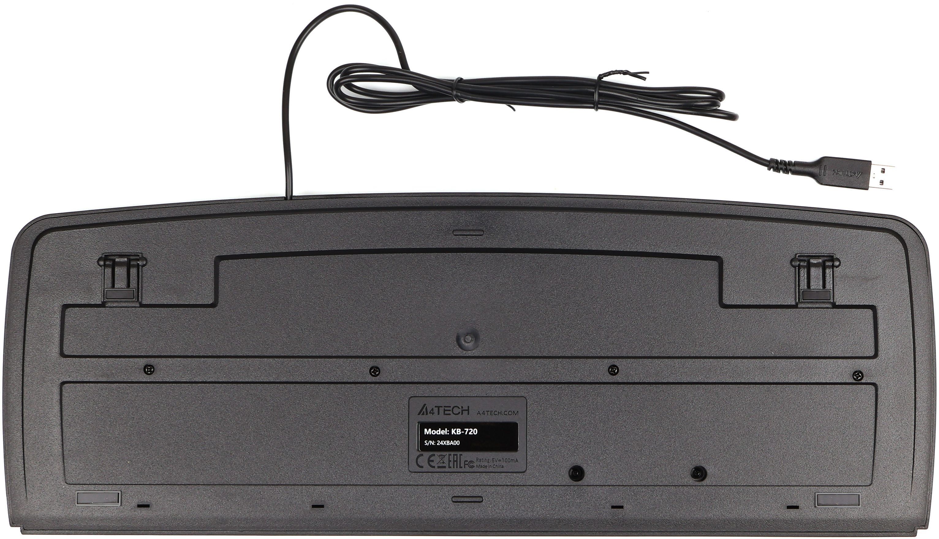 Клавиатура A4Tech USB, KB-720 USB (Black) фото4