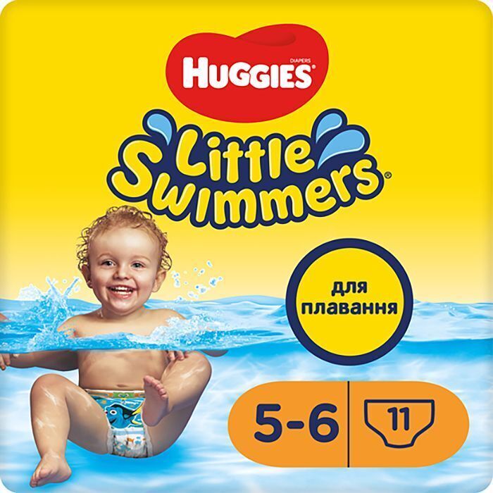 Підгузки-трусики Huggies Little Swimmers 12-18 кг 11 штфото2