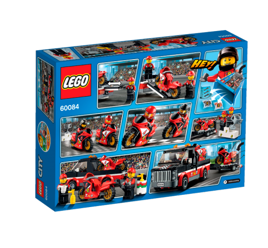LEGO 60084 City Транспортер для гоночных мотоциклов фото 3