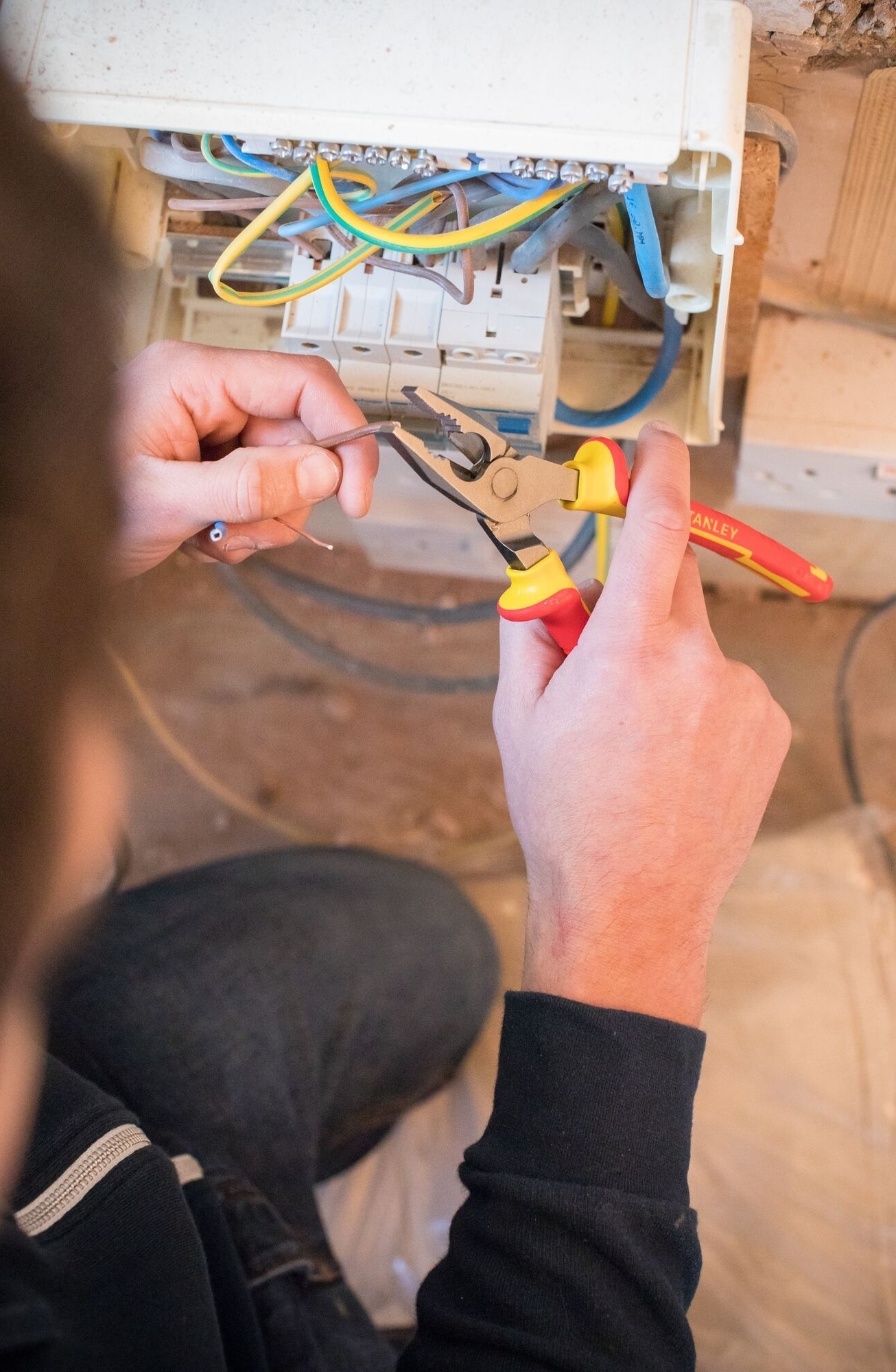 Плоскогубці електрика Stanley MaxSteel VDE 1000V 180мм (0-84-001)фото3