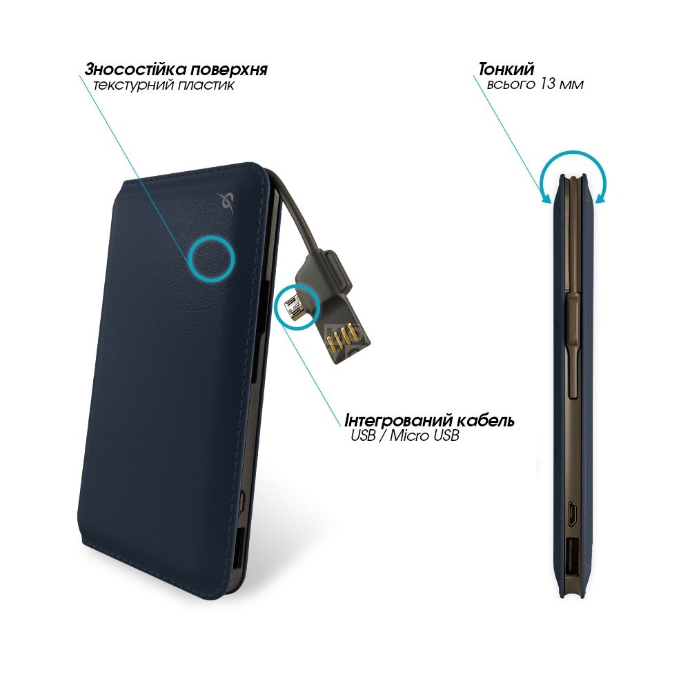 Портативный аккумулятор G.Power Bank DP633 9000mAh (синий) фото