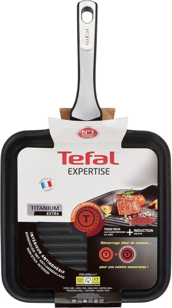 Сковорода для гриля Tefal Expertise 26х26 см (C6204072)фото