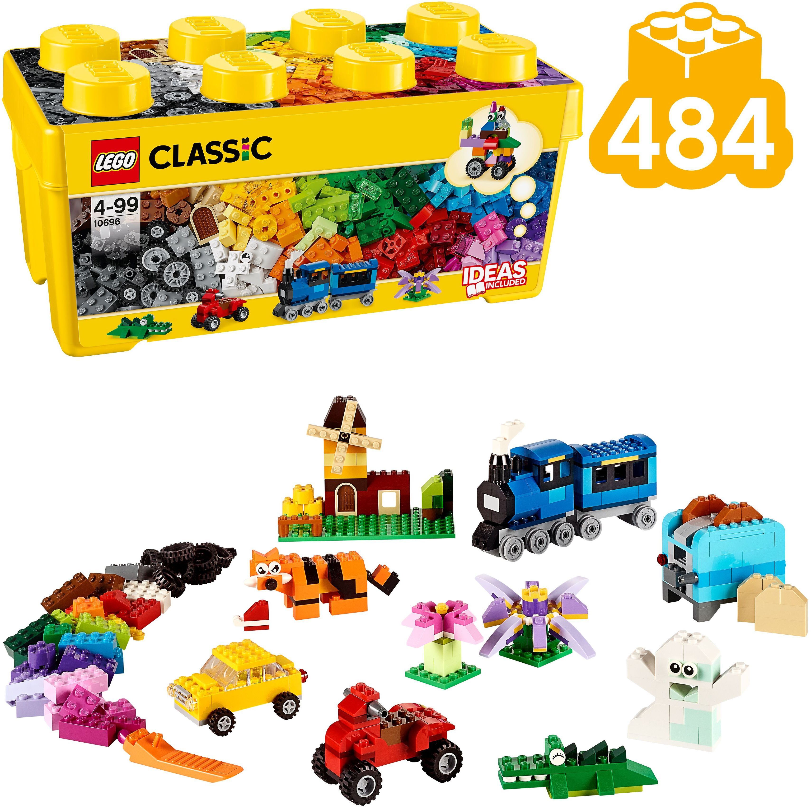 LEGO 10696 Classic Коробка кубиків LEGO® для творчого конструювання, середнього розміруфото3
