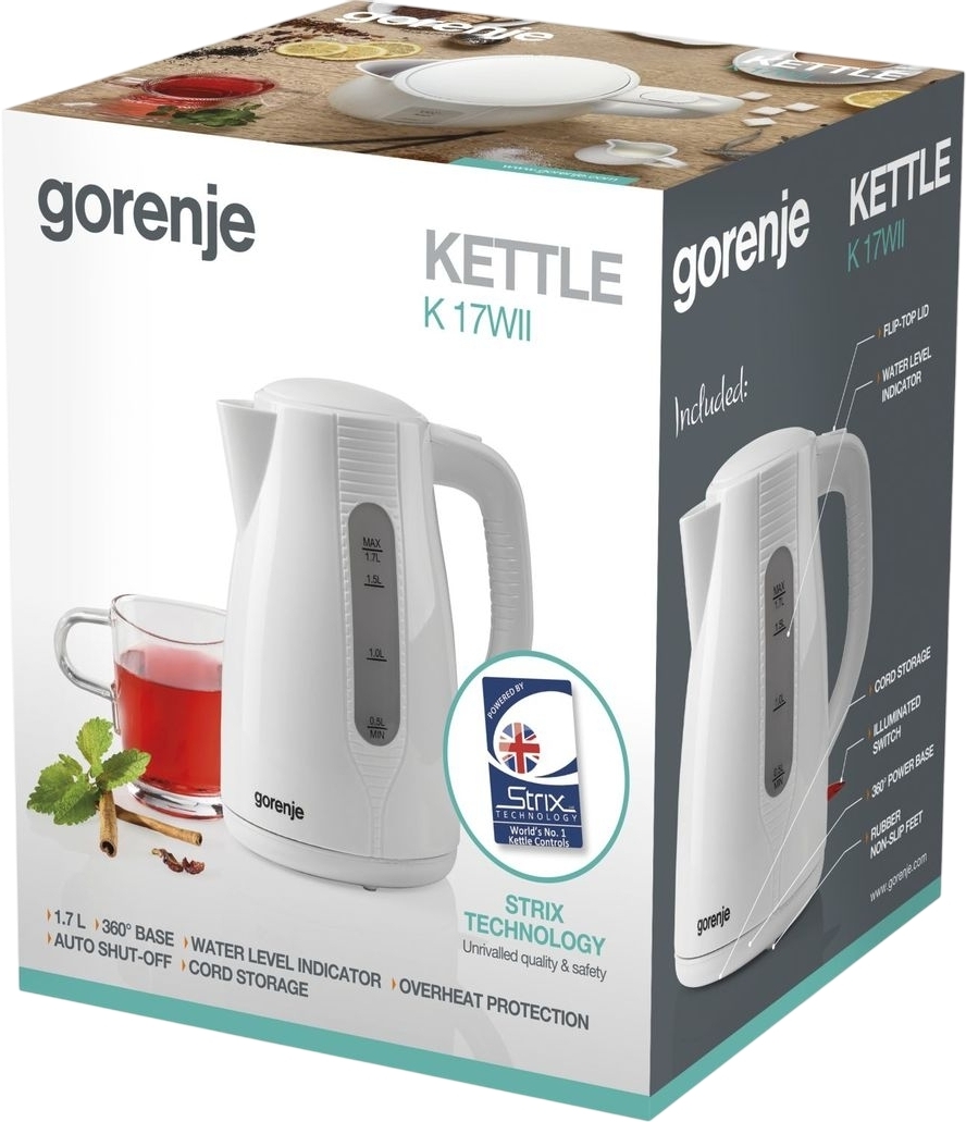 Електрочайник Gorenje K17WII (FK-1401)фото5