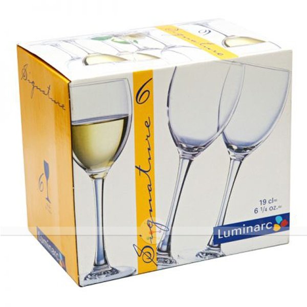 Набор бокалов для вина Luminarc SIGNATURE 6х190 мл (H9995) фото 2