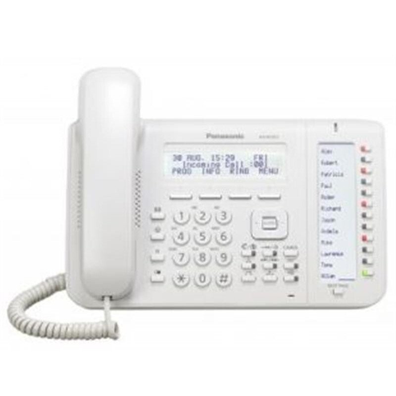 Проводной IP-телефон Panasonic KX-NT553RU White для АТС Panasonic KX-TDE/NCP/NS фото 2