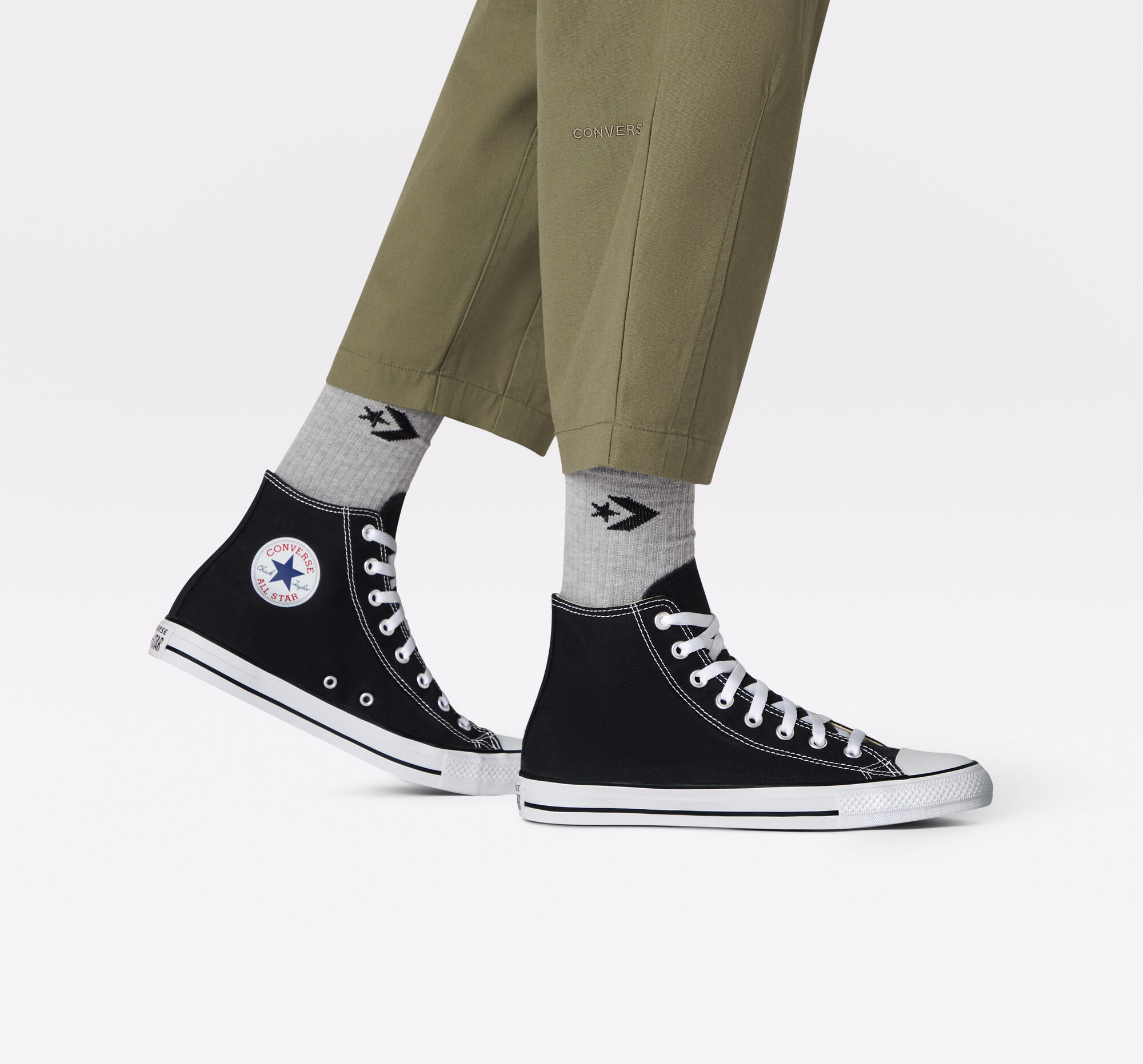 Кеды Converse All Star Hi M9160C 39 (6 US) черные фото 10