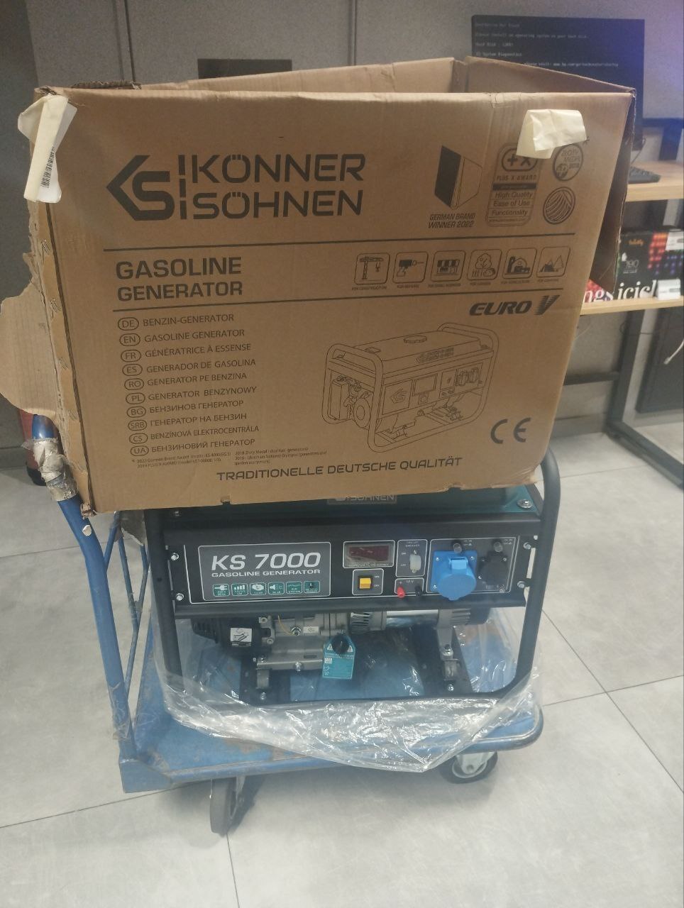 Генератор бензиновый Konner&Sohnen KS 7000 фото 3