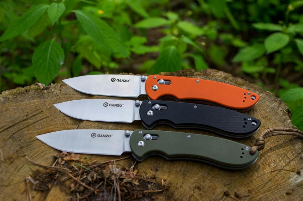 Нож складной Ganzo G740-BK черный фото