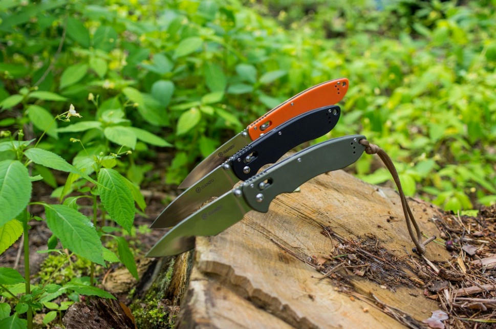 Нож складной Ganzo G740-BK черный фото