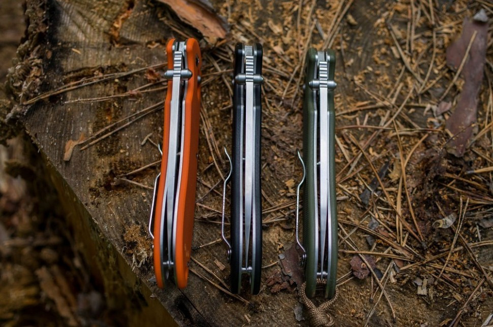 Нож складной Ganzo G740-GR зеленый фото 8