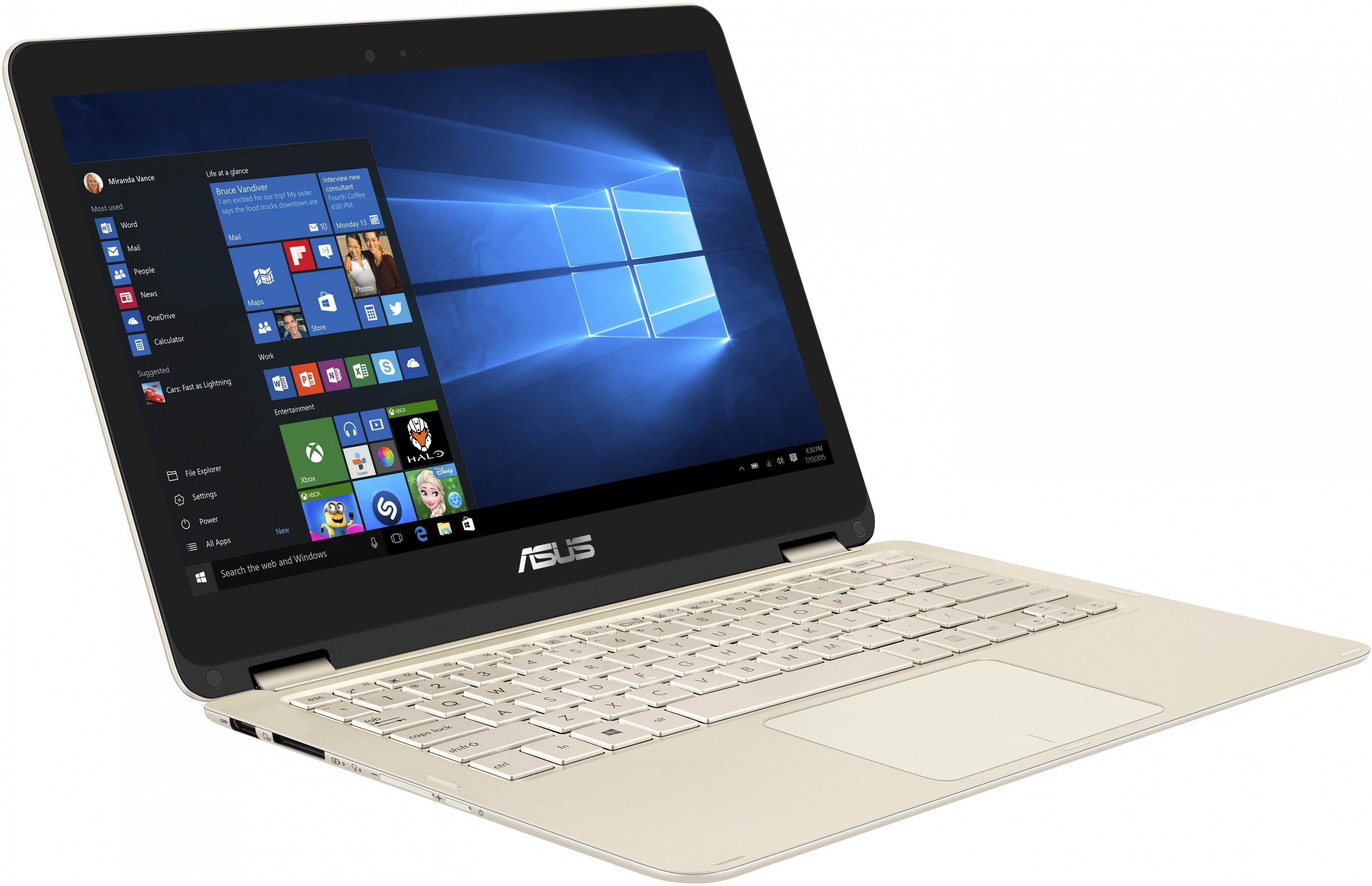 Ноутбук ASUS ZenBook Flip UX360CA-DQ118R (90NB0BA1-M02550) фото 2