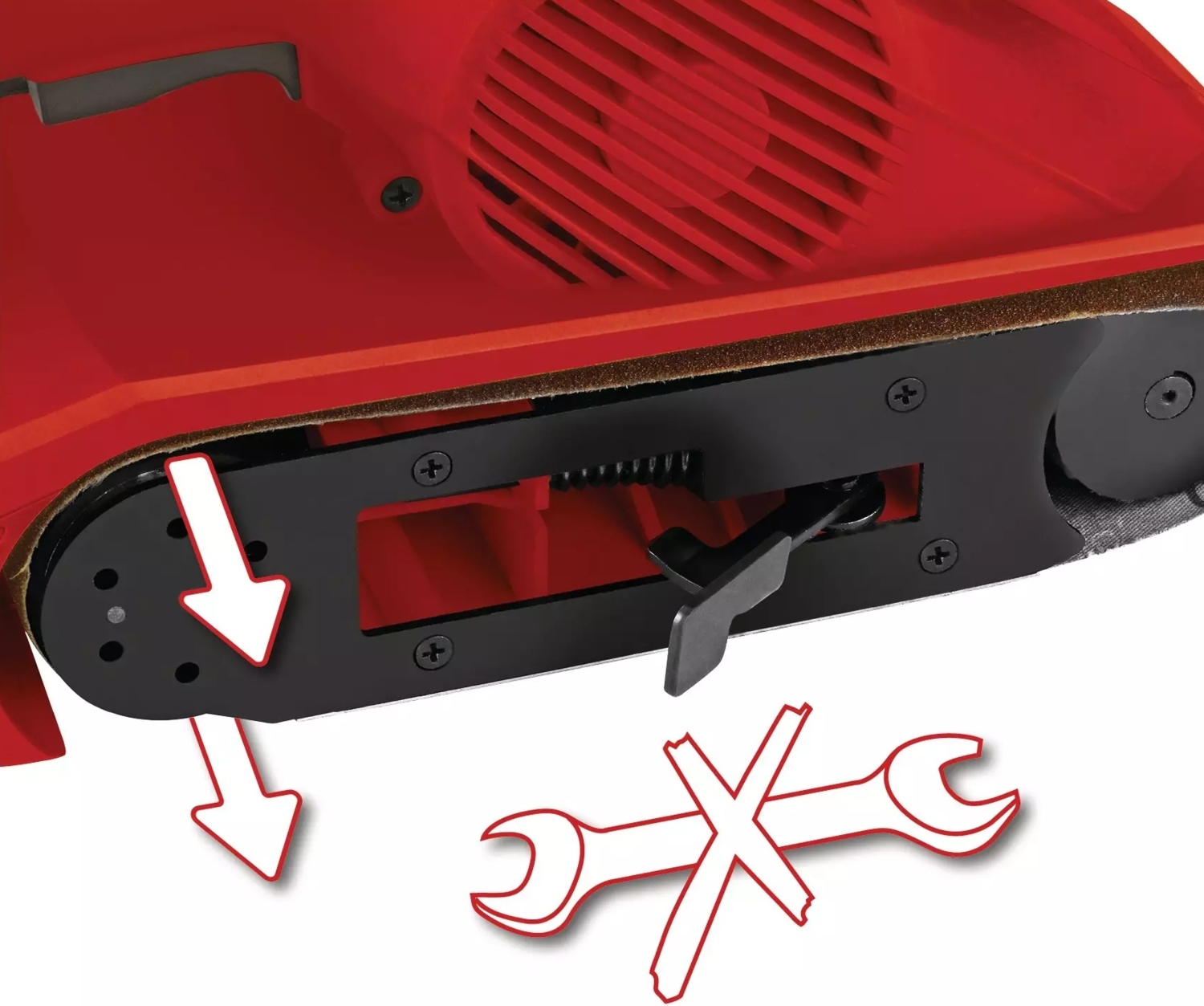 Ленточная шлифмашина Einhell TC-BS 8038 фото