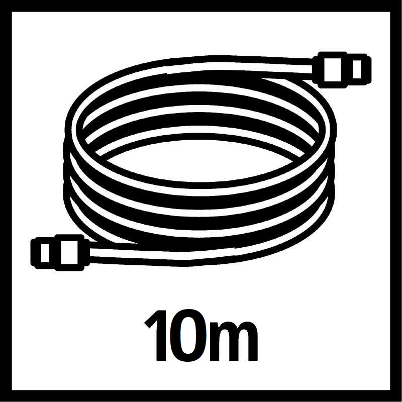 Шланг високого тиску Einhell 6мм 10 мфото2