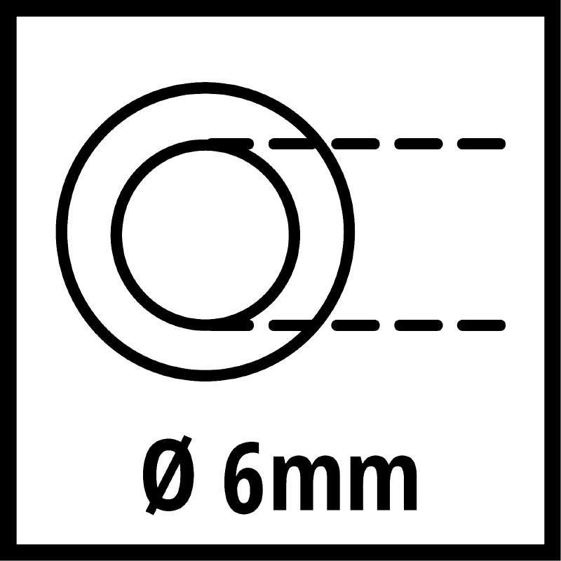 Шланг високого тиску Einhell 6мм 15 мфото4