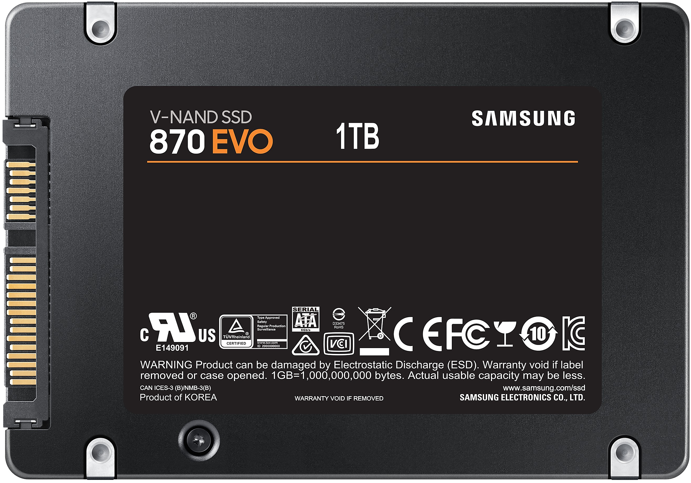 SSD накопичувач SAMSUNG 870 EVO 1TB 2.5