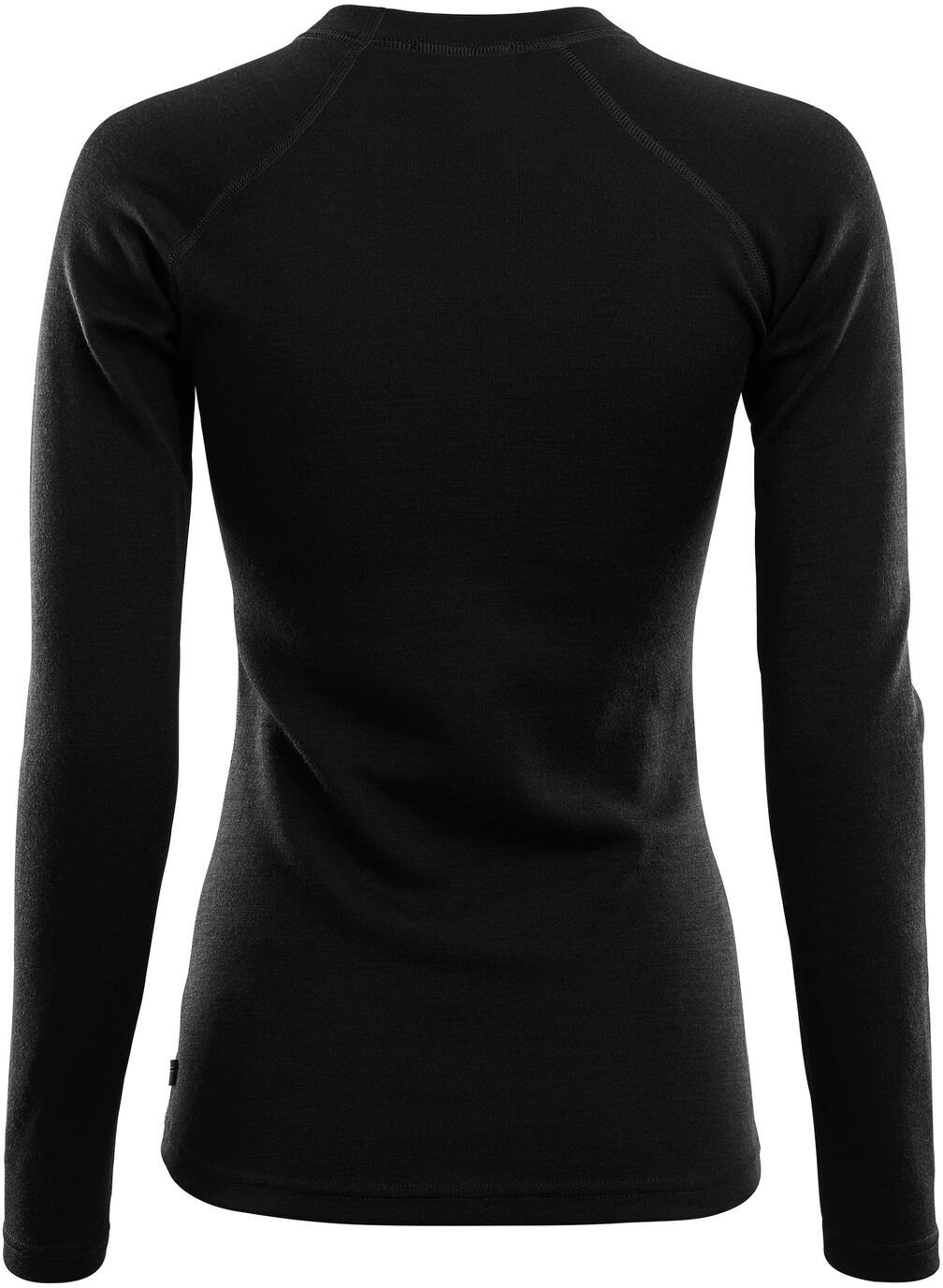 Термокофта женская Aclima WarmWool 200 Crew Neck Women Jet Black L фото 2