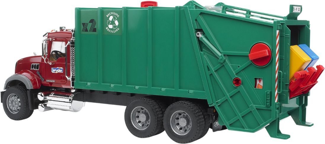 Мусоровоз Bruder 1:16 Mack Granite (02812) фото 2