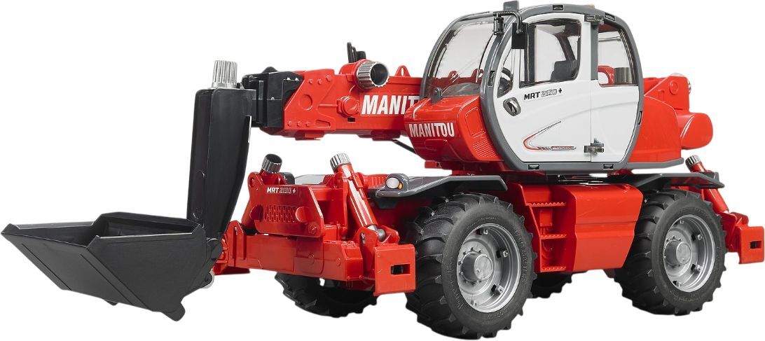 Дорожный погрузчик Bruder 1:16 с телескопической стрелой MRT 2150 + аксессуары (02129) фото 2