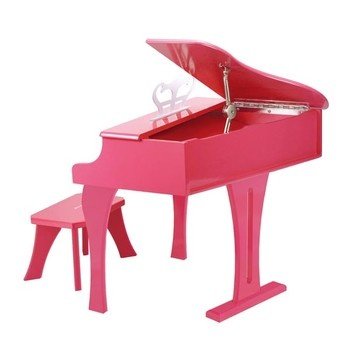 Розовое фортепиано Hape со стульчиком (E0319) фото 2