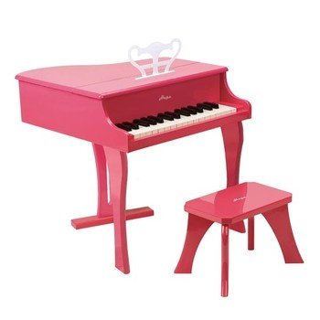 Розовое фортепиано Hape со стульчиком (E0319) фото 3