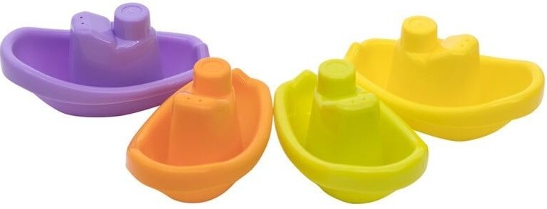 Набір іграшок для купання Baby Team Човники 4 шт (8854)фото2