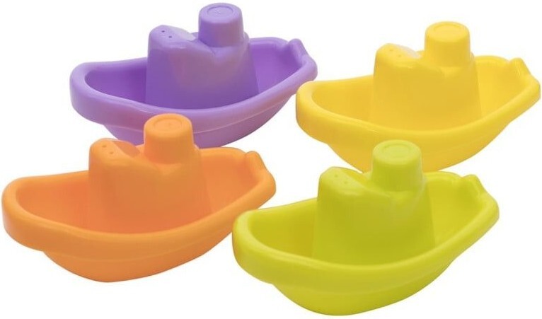 Набір іграшок для купання Baby Team Човники 4 шт (8854)фото3