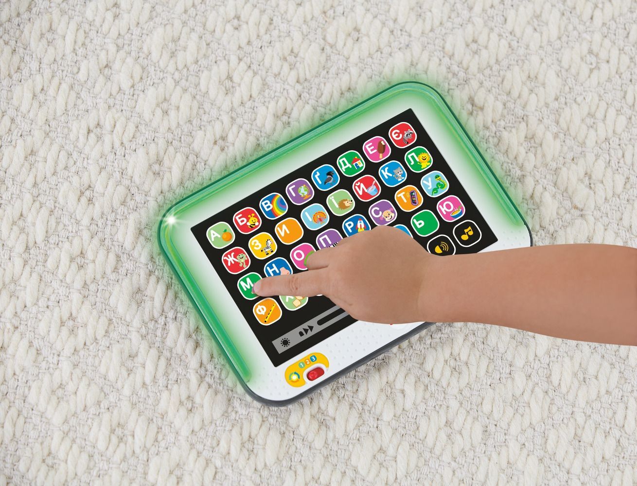 Умный планшет Fisher-Price с технологией Smart Stages укр.-англ. (FBR86) фото 