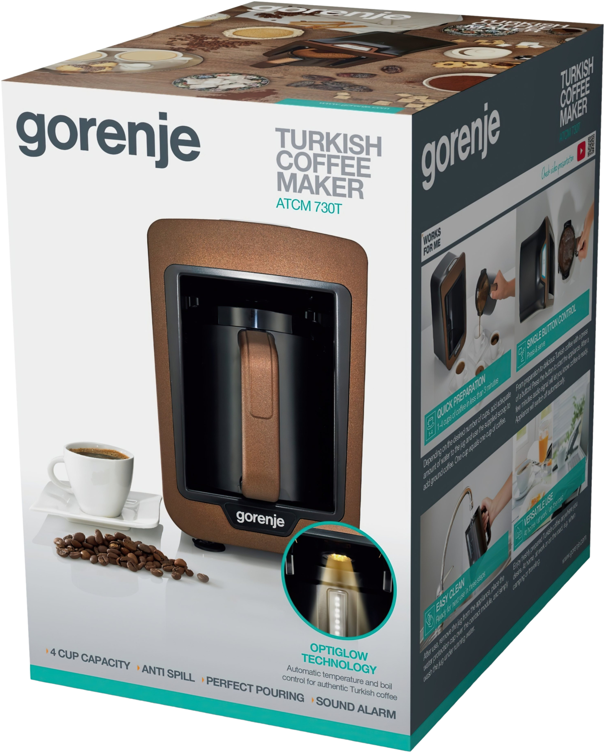 Кофеварка GORENJE ATCM 730 Tфото